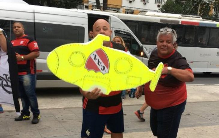 La broma de mal gusto de los hinchas de Flamengo