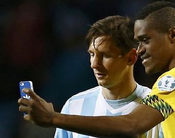 La selfie con Messi: Es el mejor día de mi vida