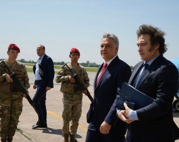 El presidente Javier Milei junto al Gobernador de Córdoba, Martín Llaryora.&nbsp;