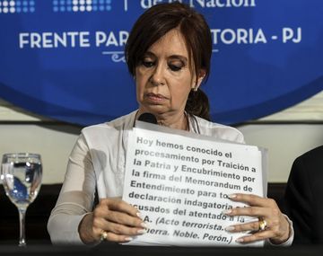 Conferencia de prensa de Cristina Kirchner.