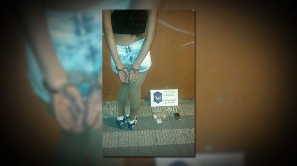 Detuvieron en la zona roja platense a la narco travesti peruana La Luly