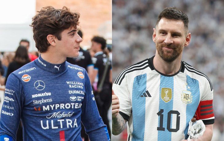 Sueño cumplido: Colapinto se encontró con Messi en Miami