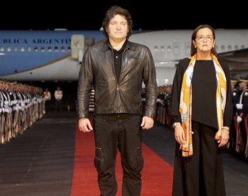 Javier Milei en El Salvador.