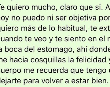 Lo dejaron por WhatsApp