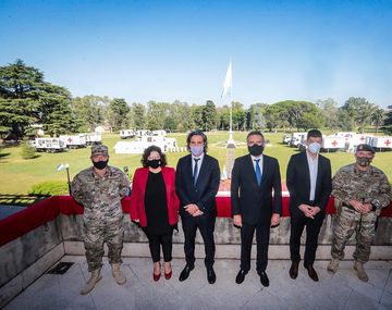 China donó a la Argentina un hospital móvil