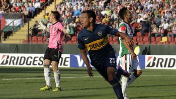 en su debut copero, boca le gano a palestino en chile en su debut copero, boca le gano a palestino en chile