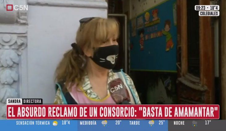 Habló la directora del Jardín denunciado porque las mamás amamantan en la puerta: Pedimos una sociedad más empática