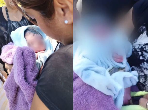 Merlo: hallaron a un bebé recién nacido abandonado en la vía pública y dentro de una bolsa