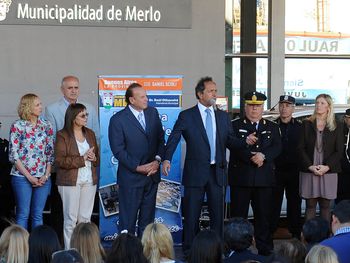 Scioli destacó la lucha contra la inseguridad en la Provincia