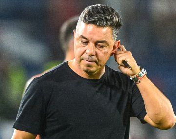Marcelo Gallardo, preocupado.