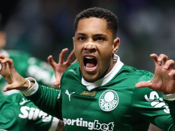 La burla de Vitor Roque a River tras la clasificación de Palmeiras en la Copa Libertadores