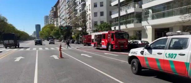 Incendio en un edificio de Libertador: entre las víctimas hay una nena de 1 año