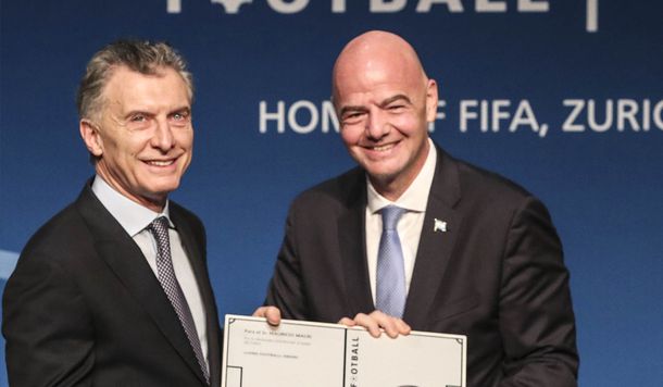 Mauricio Macri fue nombrado como presidente ejecutivo de la Fundación FIFA