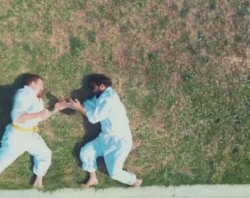 Una pelea de Karate a toda velocidad