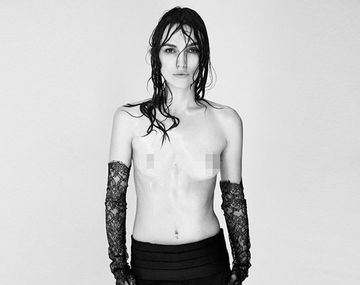 El inesperado topless de la actriz Keira Knightley