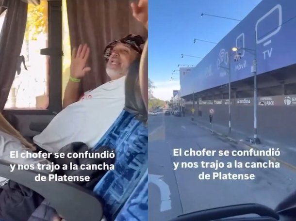 Insólito viaje: hinchas de Huracán volvían tristes y el micro los dejó en la cancha de Platense