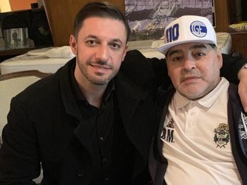 Matías Morla y Diego Maradona