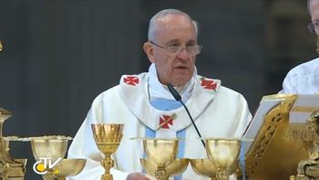 francisco dio su primera misa del ano con un mensaje de paz francisco dio su primera misa del ano con un mensaje de paz