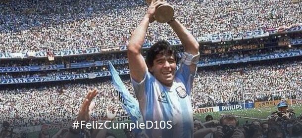 #FelizCumpleD10S: El hashtag para saludar a Diego