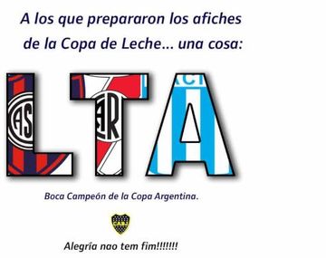 Los afiches por la derrota de Racing ya inundan la web