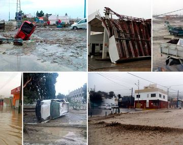 Más de 2.000 casas fueron destruidas por el temporal en Comodoro Rivadavia&nbsp;