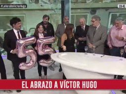 El emotivo homenaje a Víctor Hugo Morales en C5N por sus 55 años de carrera