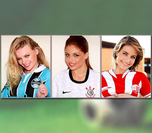 Eligen a la mujer más linda del fútbol brasileño en 2012