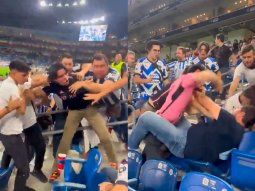 brutal pelea entre hinchas de inter miami y rayados de monterrey brutal pelea entre hinchas de inter miami y rayados de monterrey
