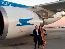 Macri y Awada viajaron juntos desde España Macri y Awada viajaron juntos desde España