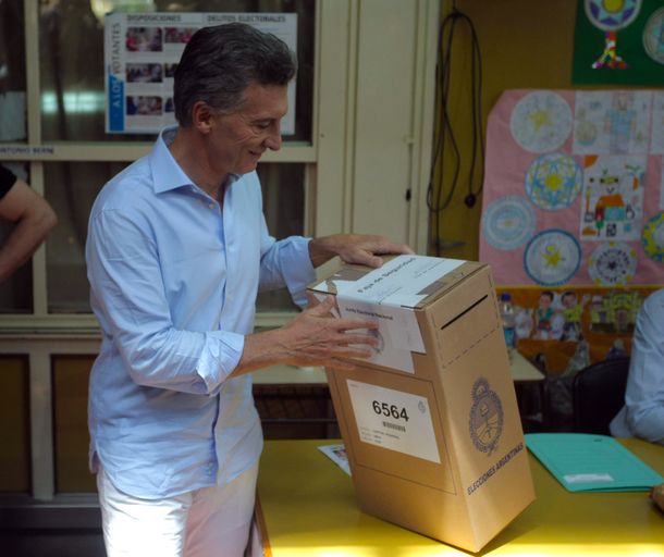Votó Macri: Hoy es un día histórico en el que nuestra vida va a cambiar