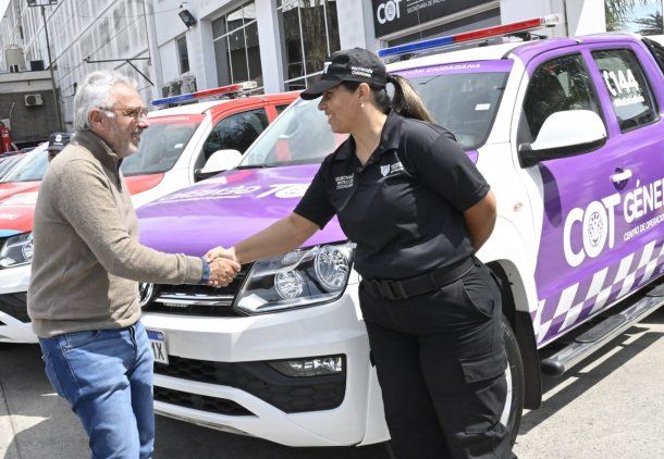 Julio Zamora supervisó el funcionamiento de 20 nuevos móviles del Sistema de Protección Ciudadana