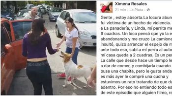 El descargo en Facebook de la mujer acusada de abandonar a su perra El descargo en Facebook de la mujer acusada de abandonar a su perra