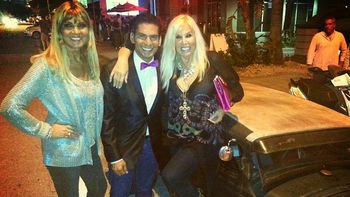 Susana, Teté y Cala, muy contentos en Miami Susana, Teté y Cala, muy contentos en Miami