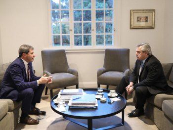 Coronavirus: Alberto Fernández recibió a Sergio Uñac