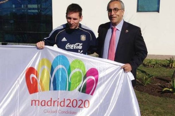 Madrid 2020 sumó el apoyo de Messi a su candidatura olímpica