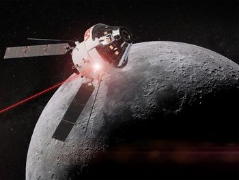 La NASA dispara láseres infrarrojos contra la Estación Espacial Internacional.