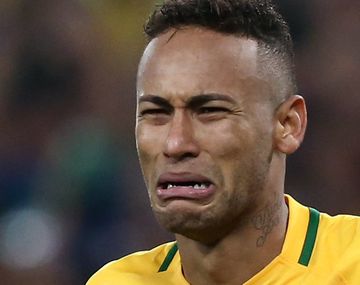 Las lágrimas de Neymar tras quedar afuera del Mundial de Rusia 2018