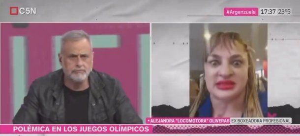 La Locomotora Oliveras habló en C5N con Jorge Rial.