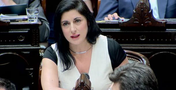 Juliana Santillán inventó un número y desató burlas en Diputados y en las redes.