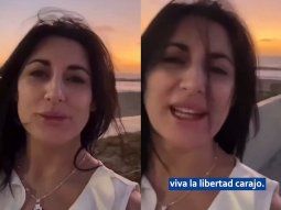 El polémico video de Juliana Santillán en el amanecer del 1 de enero, desde Mar del Plata. El polémico video de Juliana Santillán en el amanecer del 1 de enero, desde Mar del Plata.