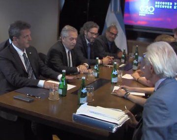Alberto se reunió con la titular del FMI: qué dijo Georgieva