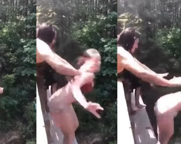 Su amiga la empujó desde un puente a 18 metros de altura sobre un río