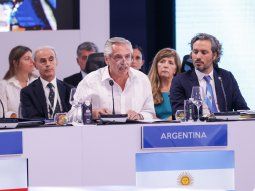 Fuerte reclamo de Alberto sobre el sistema financiero internacional