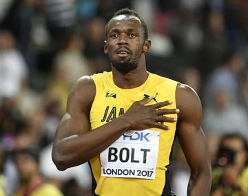 Bolt salió tercero en su última carrera de 100 metros