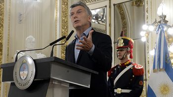 El presidente Mauricio Macri, en la Casa Rosada El presidente Mauricio Macri, en la Casa Rosada