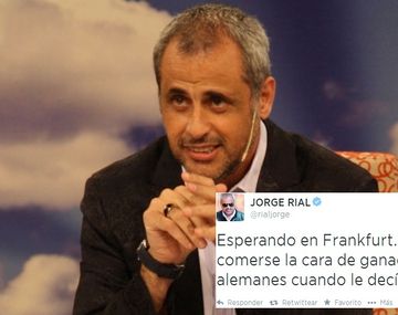 Rial y Loly están el Europa y el conductor compartió una foto por Twitter