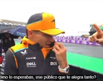 El momento de Norris y el aliento argentino en Brasil que se hizo viral