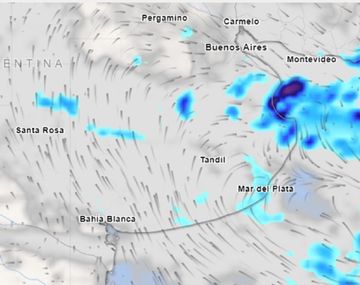 Mapa de la tormenta en vivo
