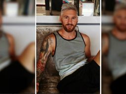 el cambio de look de lionel messi: del castano al platinado el cambio de look de lionel messi: del castano al platinado