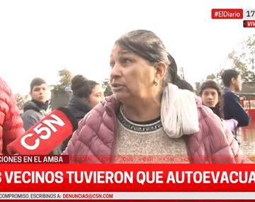 Salimos con lo puesto: el duro relato de vecinos inundados en La Plata